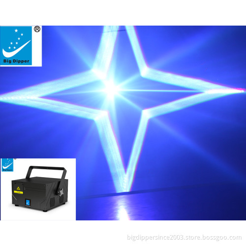 Hot Sale Big Dipper RGB 5W Full Color Animation Laser Stage Light for dj show